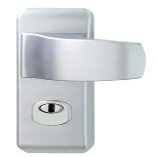 Rindleder ASSA ABLOY Set of 2 Security Door Handles, Jazz, Chrome Velvet Finish