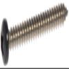 The Hillman Group 44374, 20.3 x 3.8 cm, Black Flat-Head Phillips Sheet Metal Screws, Stainless Steel, 15 Count view 1