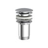 KIRCHHOFF Push-Button Drain Valve with Overflow, Chrome, 1 1/4 in view 1