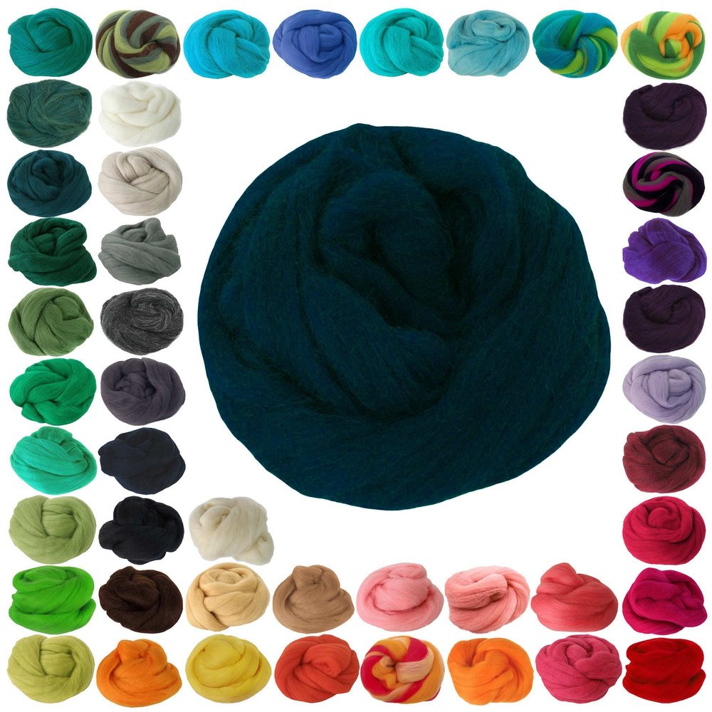 25g Felt Wool Dark Petrol