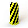 Meta Rack Impact Protection Corner, Black/Yellow view 1