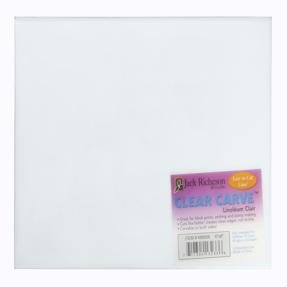 Jack Richeson 688006 Clear Carve Linoleum 15.2 x 20.3 cm
