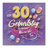 Depesche 5326.002 30th Birthday Card with 3D Design, Approx. 17 x 17 cm view 1