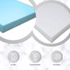 MICAMAMELLAMA High-Density HR Foam Mattress for Camping and Caravans, Nid, 115 x 190 x 12 cm view 2
