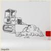 Sunnywall.de Excavator Wall Decal, Construction Vehicle, Shovel Excavator, Size 2 view 1