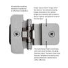 Hickory Hardware P5312-SN Double Demountable Hinge, Satin Nickel view 2