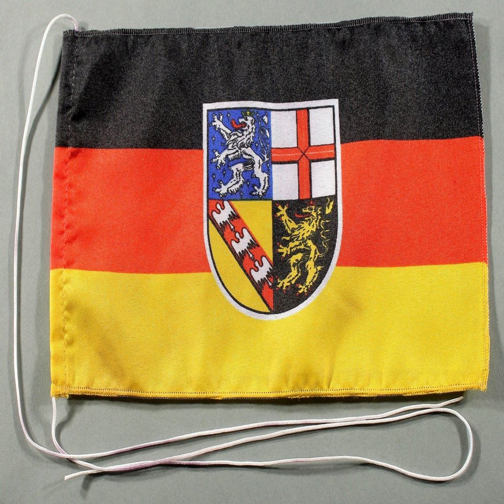 Buddel-Bini Saarland 15 x 25 cm Table Flag – Professional Quality