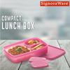 SIGNORA WARE 3-Piece Pink Lunch Box Set, 850 ml + 2 x 100 ml view 3
