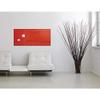 SIGEL Premium Glass Whiteboard, 130 x 55 cm, High-Gloss Red view 3
