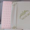 Baldiflex Pair of Eco-Friendly Natural Memory Foam Pillows, ECOflower, 13 cm High, Aloe Vera Cover view 3