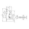 Yale 5070HL Standard Mortise Lock, 60060353030NM2 view 3