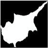 Samunshi Cyprus Island Wall Decal 80 x 48 cm White view 1