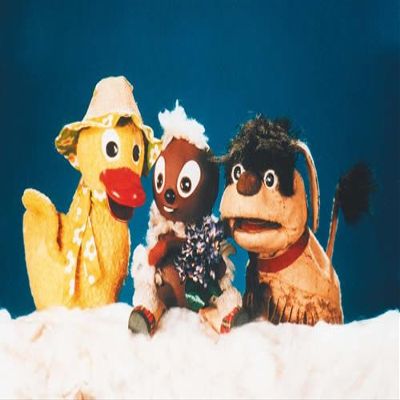 modern times 10-Pack Sandmännchen Postcards – Schnatterinchen, Pittiplatsch & Moppi, A6