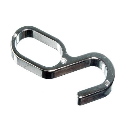 200 x Wardrobe Rail Hooks, 15 mm, CP Mounting