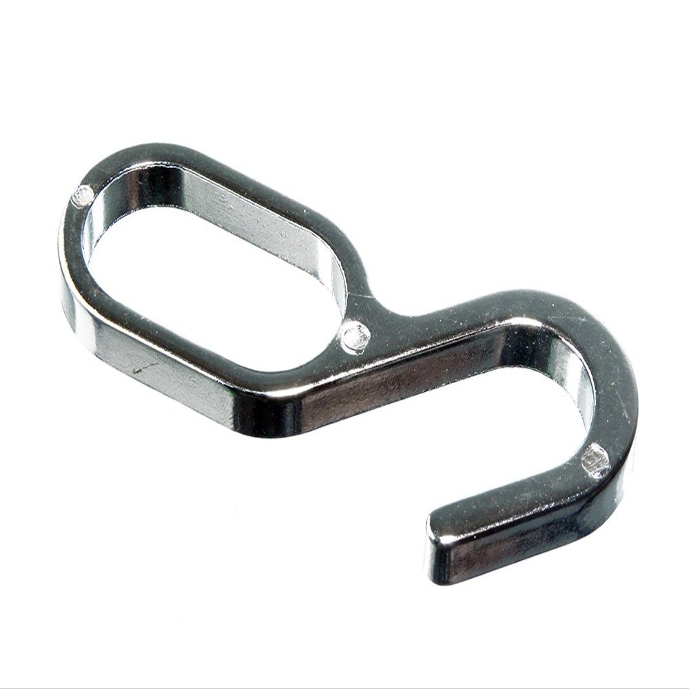 200 x Wardrobe Rail Hooks, 15 mm, CP Mounting