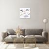 ARTTOR Glass Wall Art Print 40 x 40 cm, Nature, Pastel – 3066 view 4