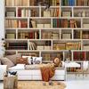 murando Non-Woven Library Photo Wallpaper, 400 x 280 cm, Bedroom, Living Room view 2