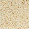 Miyuki Round Rocaille Seed Beads Size 11/0 8.5g Matte Opaque Cream view 1