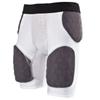 Cramer Thunder 5-Pad Adult Integrated Football Girdle, Hard Thigh Pads, Small, Gray view 1