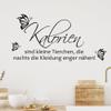 GRAZDesign Kitchen Wall Decal, “Calories Are Little Animals,” 116 x 57 cm, 083 Hazelnut Brown view 1