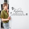 GRAZDesign Kitchen Wall Decal, “Calories Are Little Animals,” 116 x 57 cm, 083 Hazelnut Brown view 3