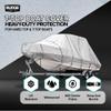 Budge 600-Denier Boat Cover for Hard-Top / T-Top Boats B-621-X5 (45.7–50.8 cm Long), Gray view 2