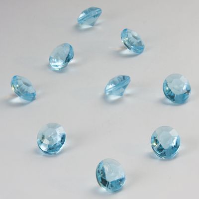 Decorative Acrylic Diamonds 100 pcs (Turquoise)