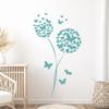 GRAZDesign Wall Decal Dandelion Butterflies - 101 x 57 cm / 031 Red view 3
