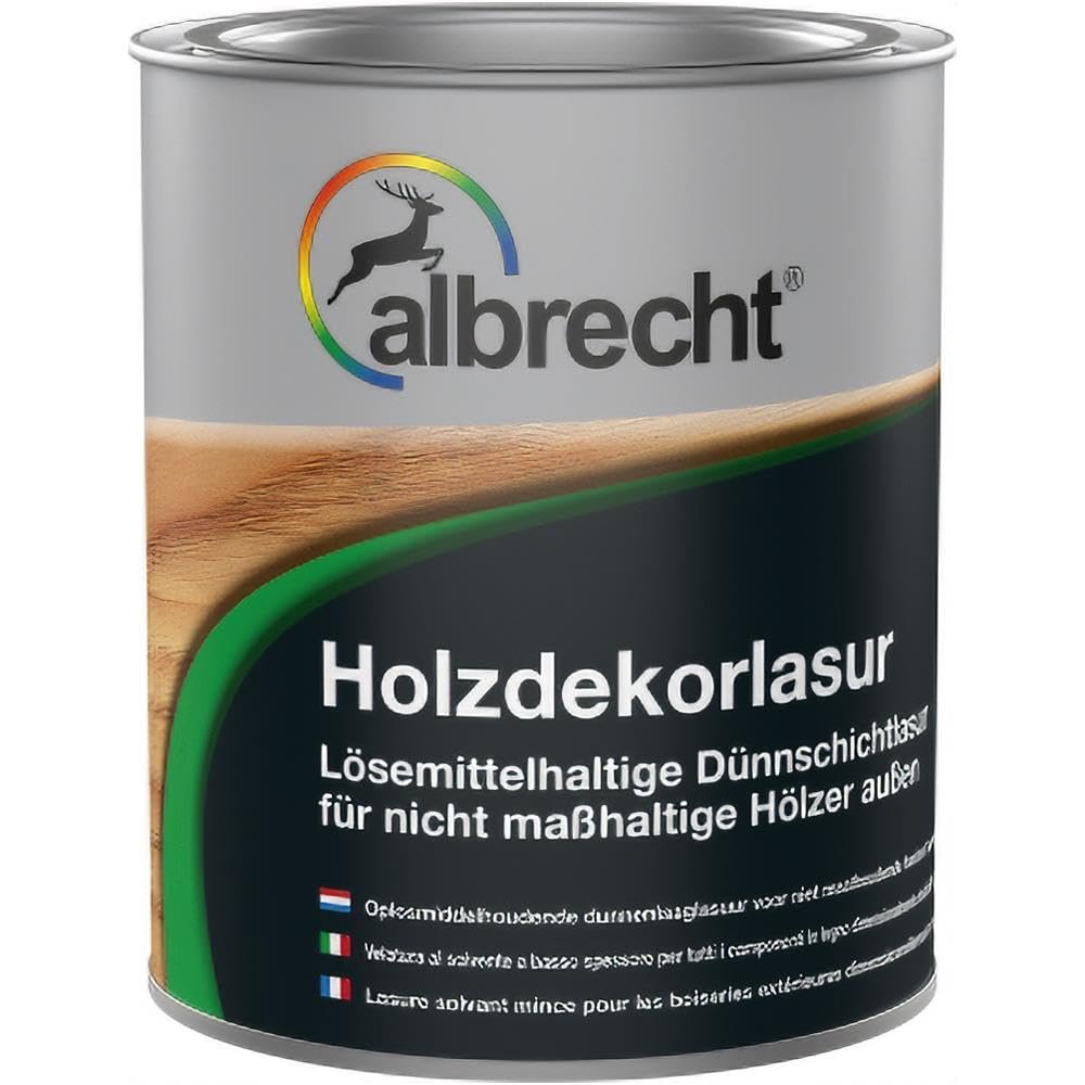 Albrecht Oak Wood Stain, 750 mL | Weather-Resistant Interior & Exterior Finish