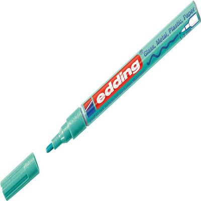 edding 751 Paint Marker, Metallic Green, 1–2 mm