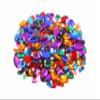 Creation Station Acrylic Gemstones, 250 g, Approx. 400 Pieces view 1