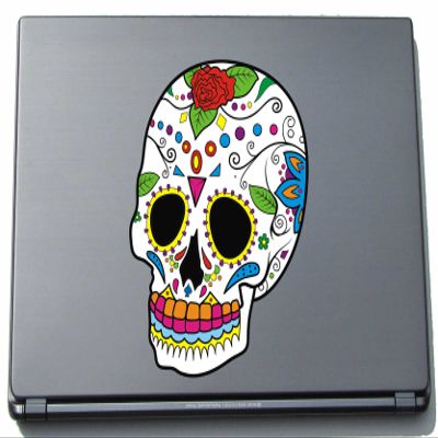 pinkelephant Laptop Sticker - Sugar Skull - Skull SSK37 210 x 154 mm - Laptop Skin