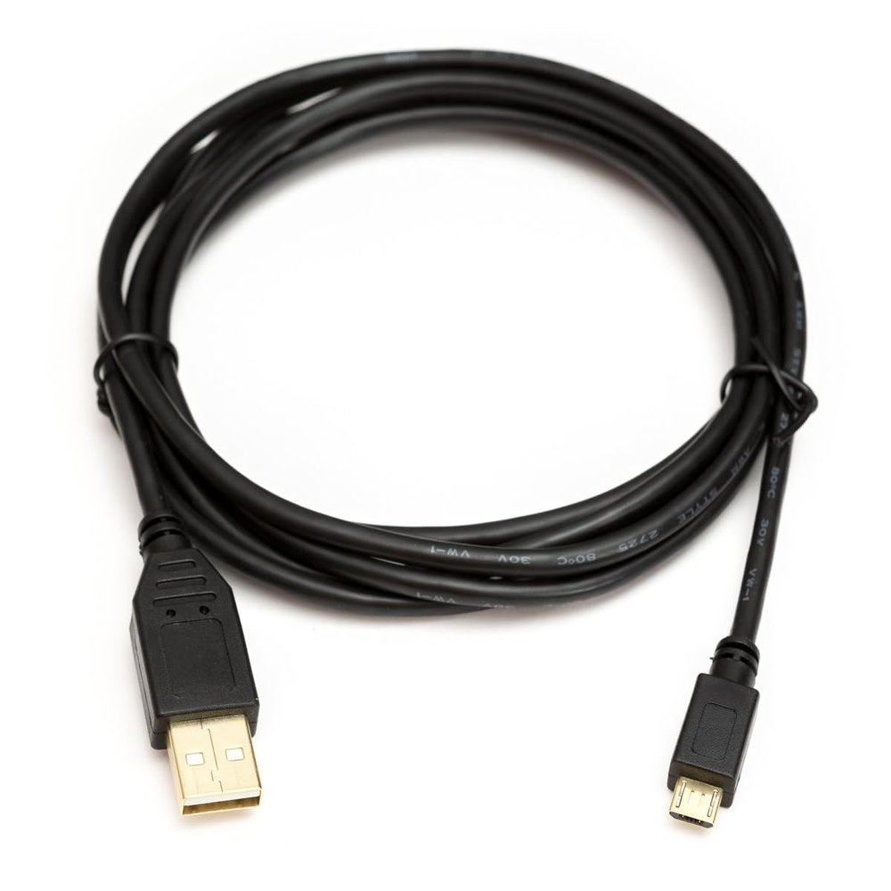 SvediTec USB Cable Compatible with Sony Cyber-shot DSC-WX100 Digital Camera – Data Cable – Gold-Plated – 2 m