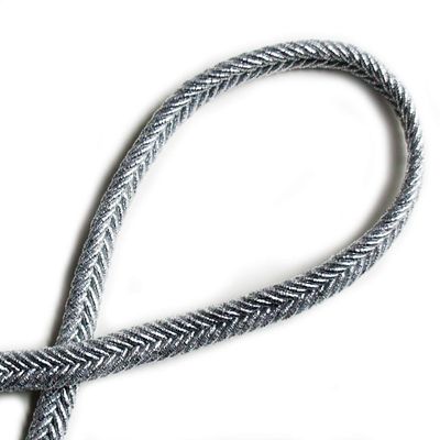 HAND Metal Plate Cord Trim - 10 mm Wide x Approx. 9 Meters (BRT02 Silver)