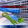 NTW NL-PBK50-RD Locking RJ45 Port/Dust Blocker with Color-Coded Keys view 3