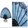 Yudu Transparent Hand Fans with Lace, Set of 10 view 1