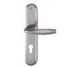 Hoppe New York Aluminum Handle Plate F9 view 1