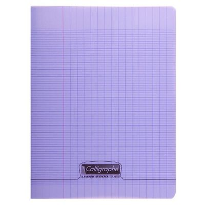 Exercise Notebook, Polypropylene, 24 x 32 cm, 48 Pages, Seyès-Ruled, Violet