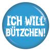 Kiwikatze Blue Button “Ich will Bätzchen!” – Carnival Costume Accessory view 1