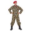 W WIDMANN MILANO Party Fashion Soldier Costume, Camouflage Uniform, Military Sergeant, Carnival Costume view 1