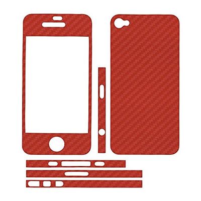 Self-Adhesive Carbon 3D Skin for Apple iPhone 4 and 4S