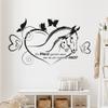 GRAZDesign Wall Decal Horse with Foal, Quote, Kids' Room Horse Farm, 97 x 57 cm / 053 Light Blue view 3