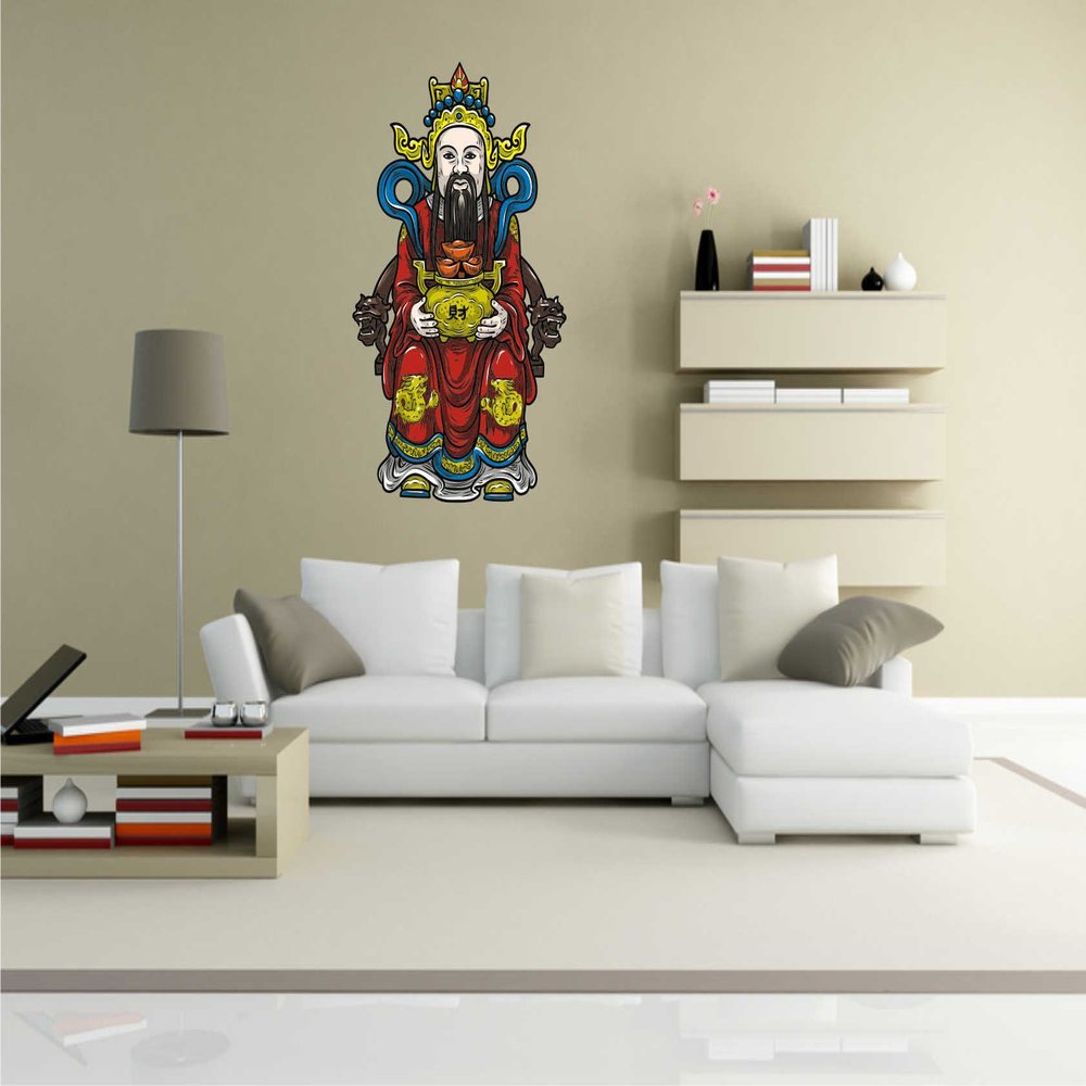pinkelephant Wall Tattoo China-Chinesegods6 - Chinese God - Wall Decal 58 x 92 cm