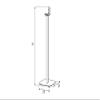 Sonorous CES500 Sonos Speaker Stand Connected Essentials SP 500-BLK, Black, 77 x 30 x 7 cm view 4