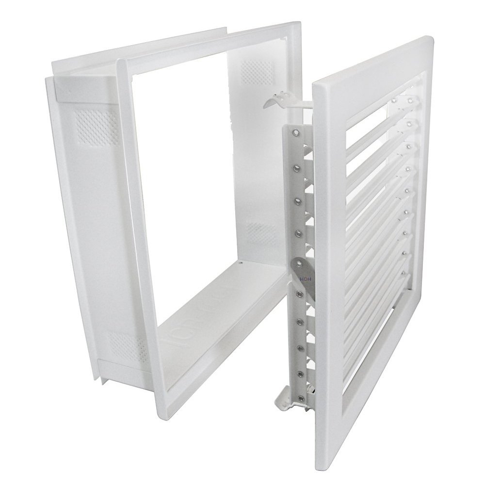 KGPB 2323 W Flush-Mount Cold-Air Grille, White, 230 x 230 mm