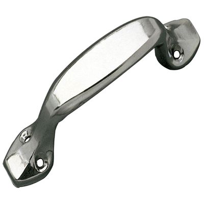 Amig Multi-Purpose Handle, Alloy Steel, Silver Chrome Finish, 145 mm
