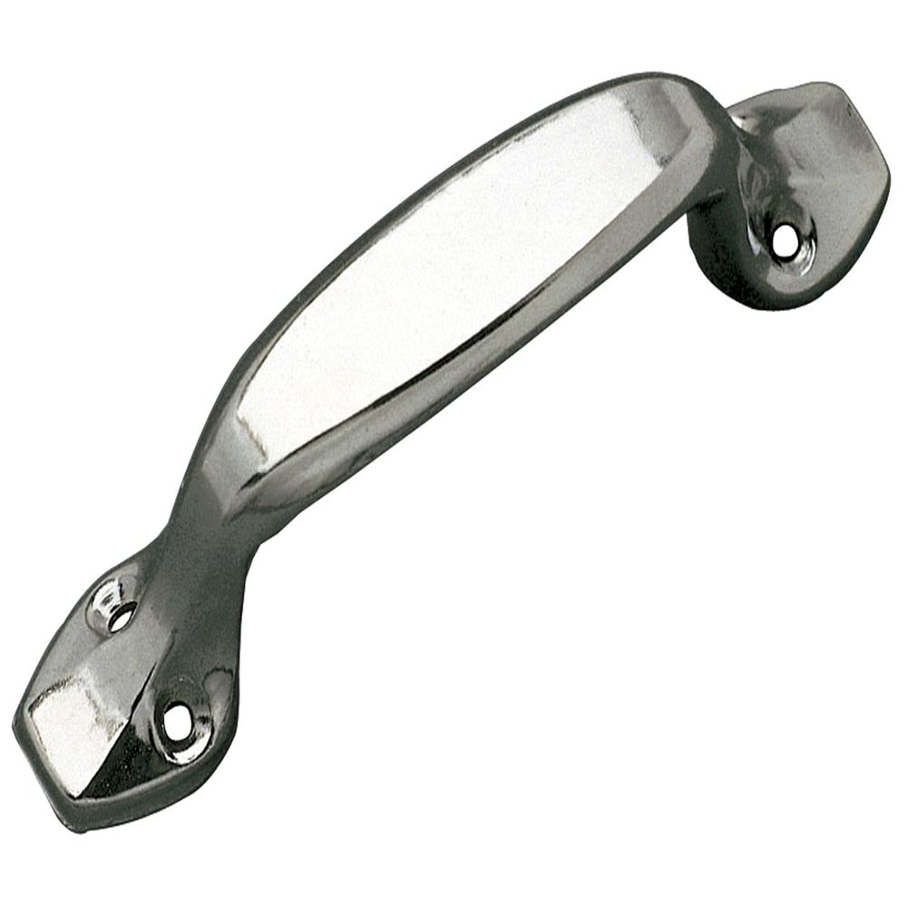 Amig Multi-Purpose Handle, Alloy Steel, Silver Chrome Finish, 145 mm
