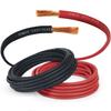 Temco 6 AWG Welding Cable, Copper Wire, Black + Red, Made in USA view 1