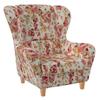Flora Peony Upholstery Fabric, English Linen Look view 2