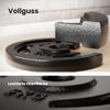 Hop-Sport Cast Iron Weight Plate Set 30 kg (2 x 15 kg), 31 mm Hole Diameter, for Standard 30 mm Barbell Bars view 4